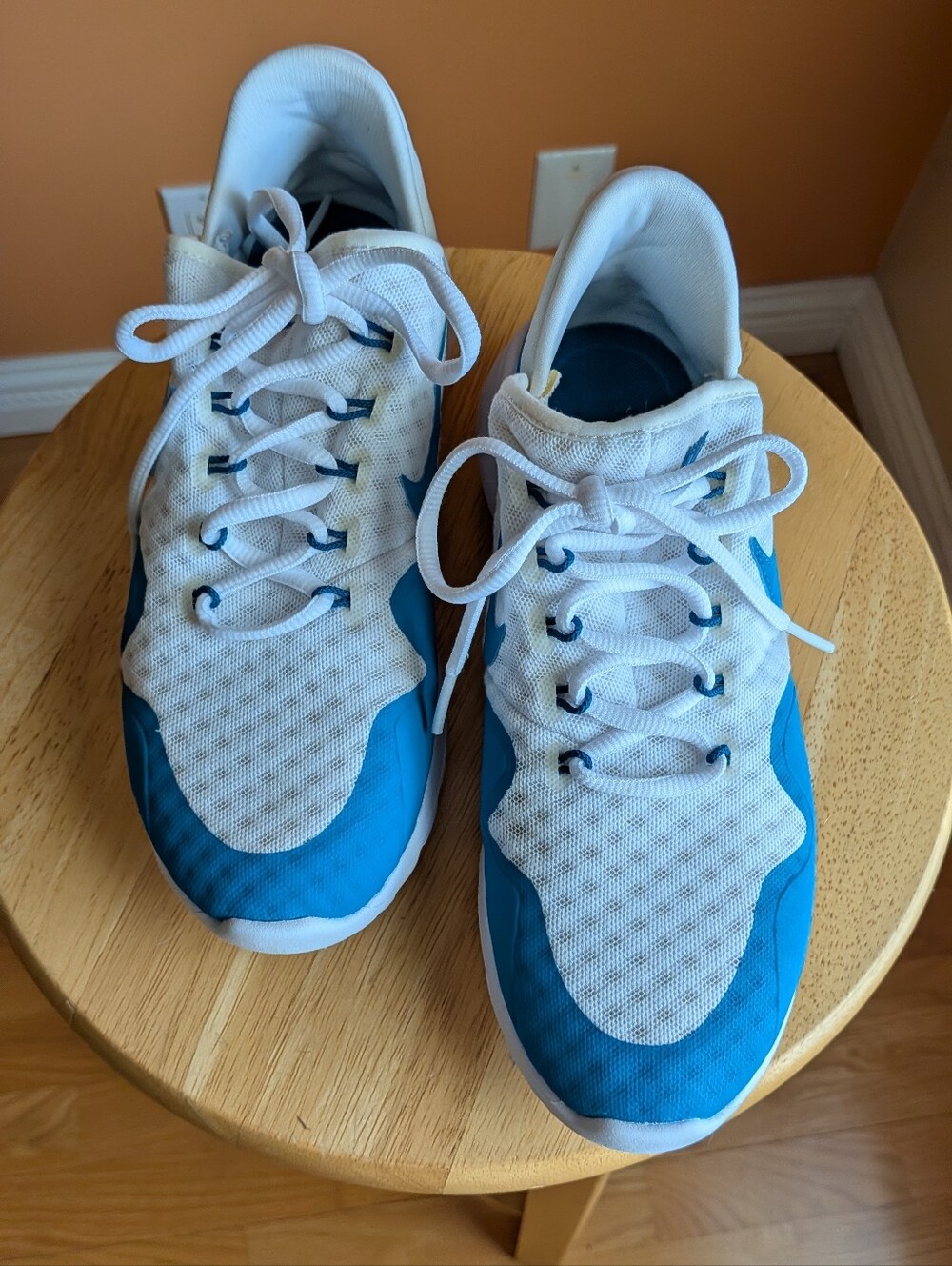 Nike Women's Air Max Sasha Shoes White Aqua Blue Sz. 7